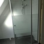 douche cabine op de grond